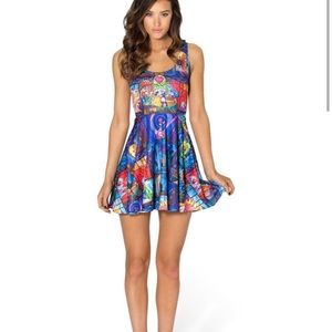BlackMilk TALE AS OLD AS TIME SCOOP SKATER DRESS